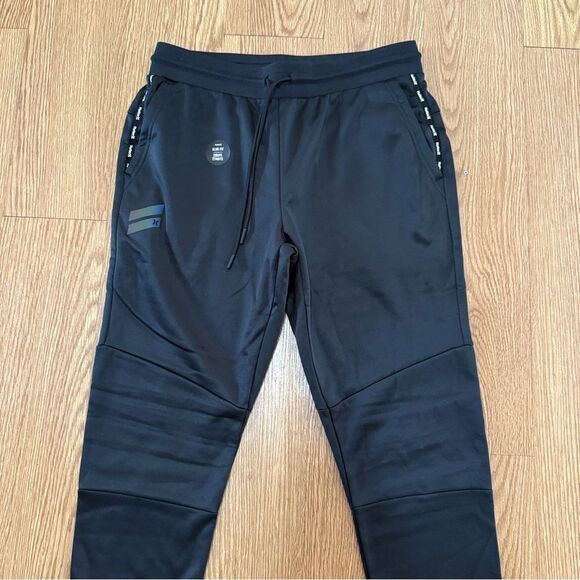 Hurley Black Joggers with Stripe Detail - Picture 2 of 7